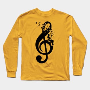 Treble Clef - Bassoon Long Sleeve T-Shirt